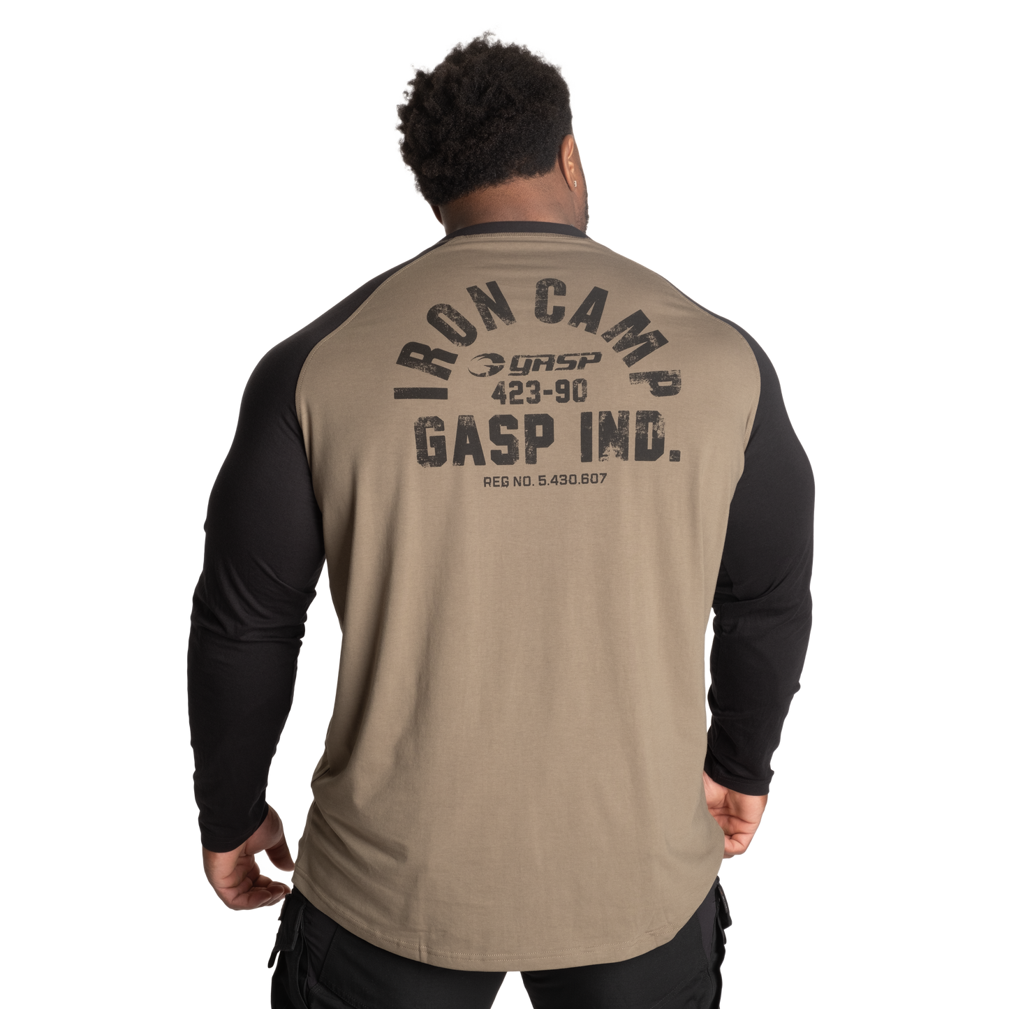 Gasp Iron Camp Raglan LS UK | X Frame Clothing