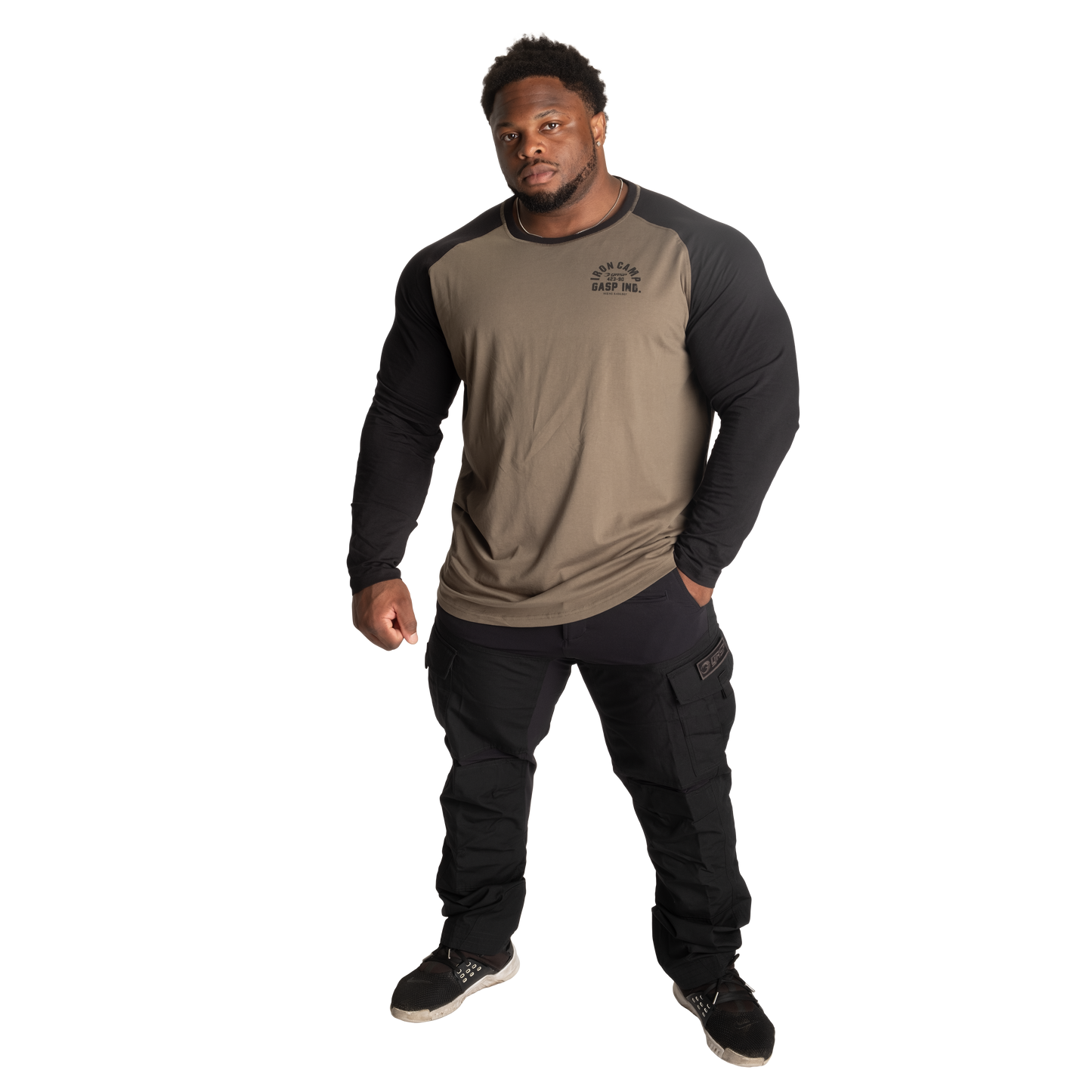 Gasp Iron Camp Raglan LS UK | X Frame Clothing