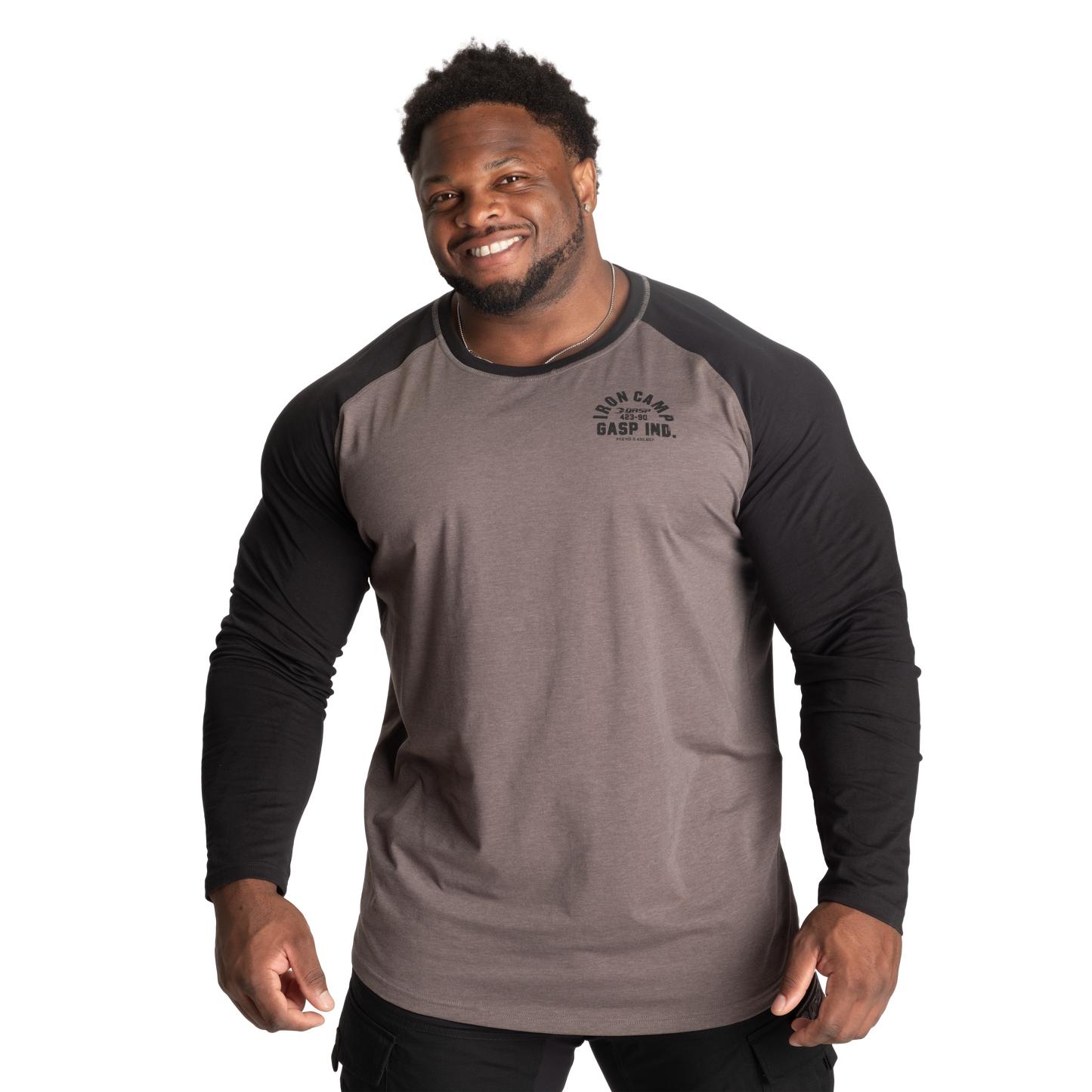Gasp Iron Camp Raglan LS UK | X Frame Clothing