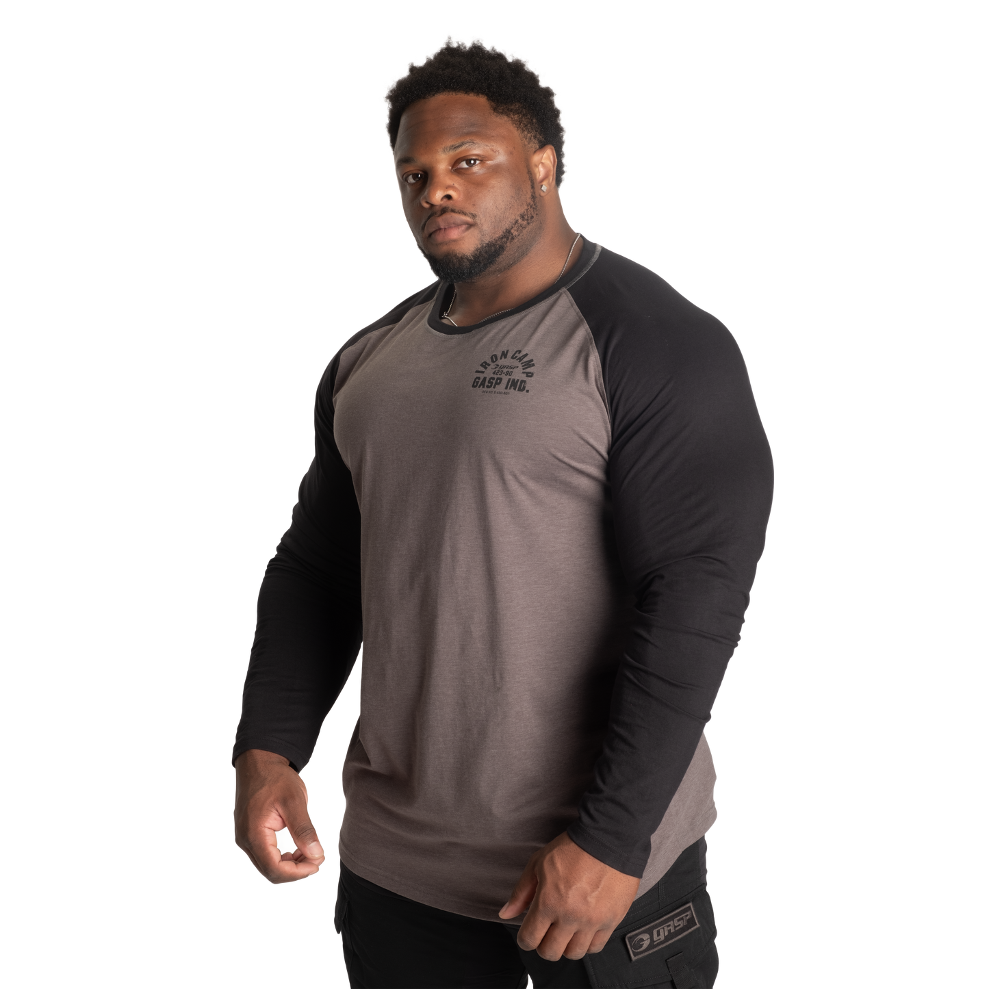 Gasp Iron Camp Raglan LS UK | X Frame Clothing