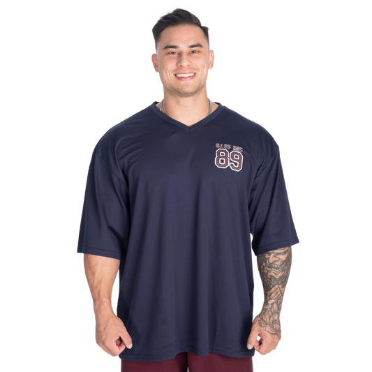 GASP V-Neck Mesh Iron Tee