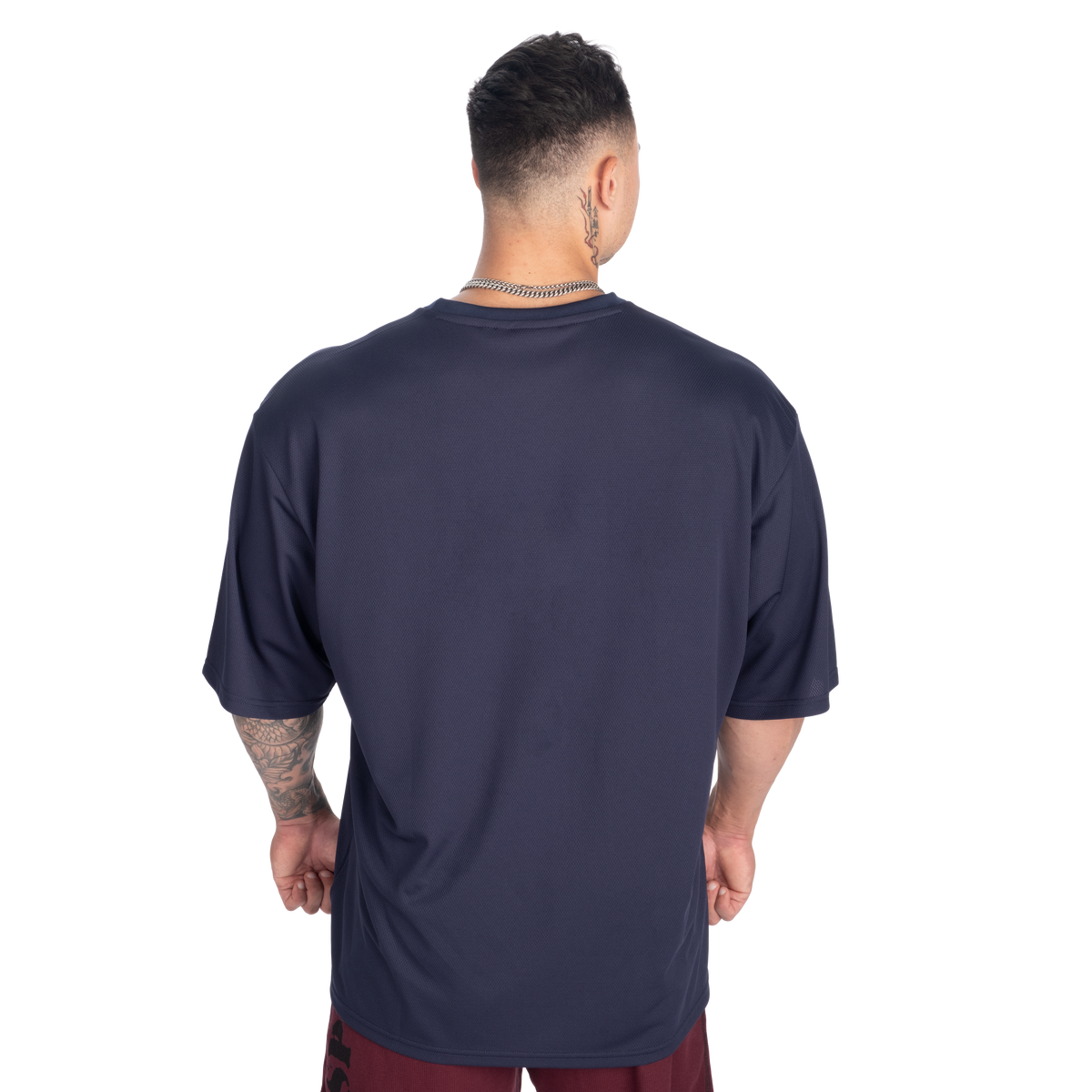 GASP V-Neck Mesh Iron Tee